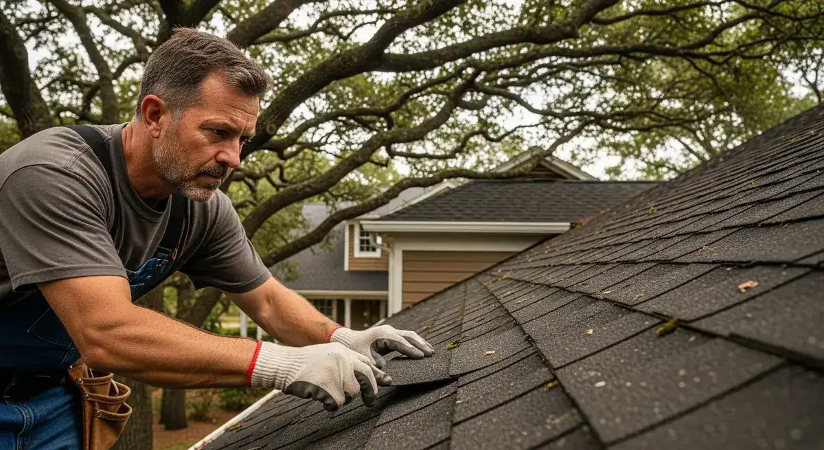 Residential roof repair in Fairfax Virginia