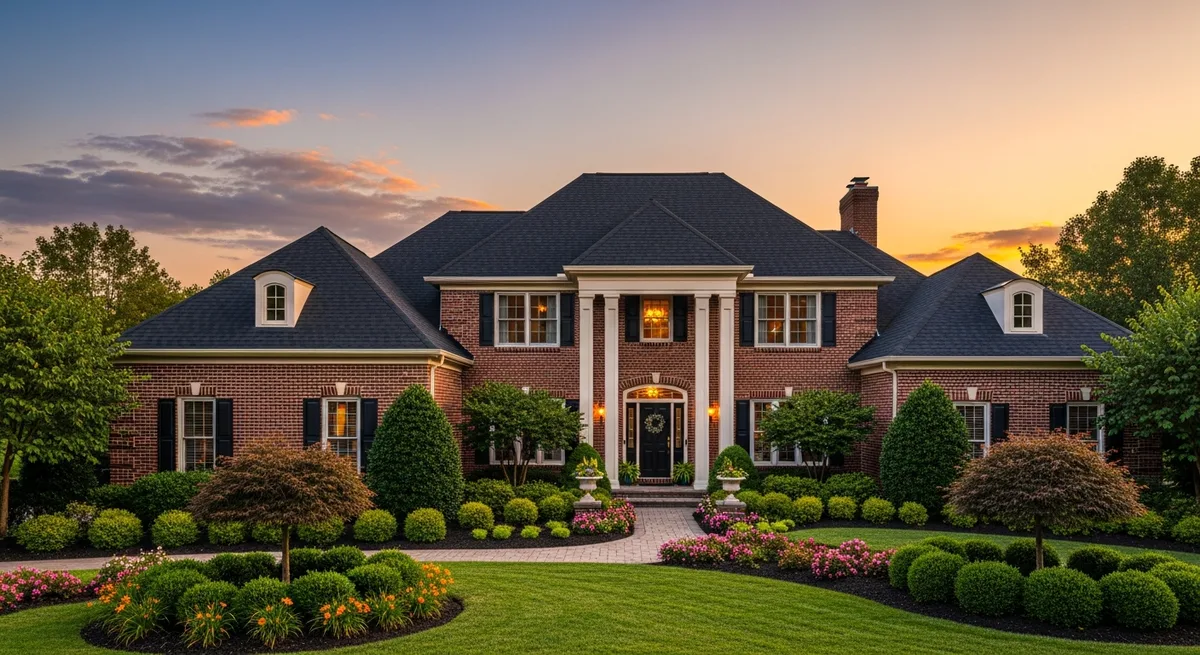 Herndon roofing company professional inspecting residential roof