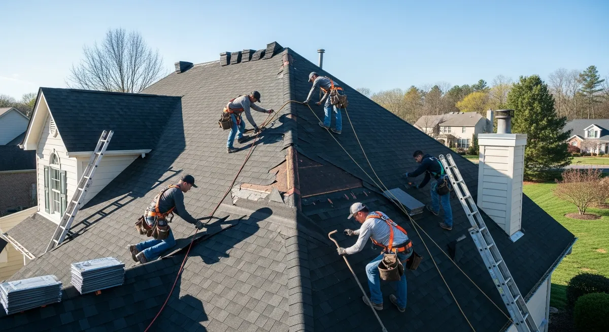 Roof repair in Loudoun County Virginia