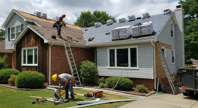 Roof or siding first guide